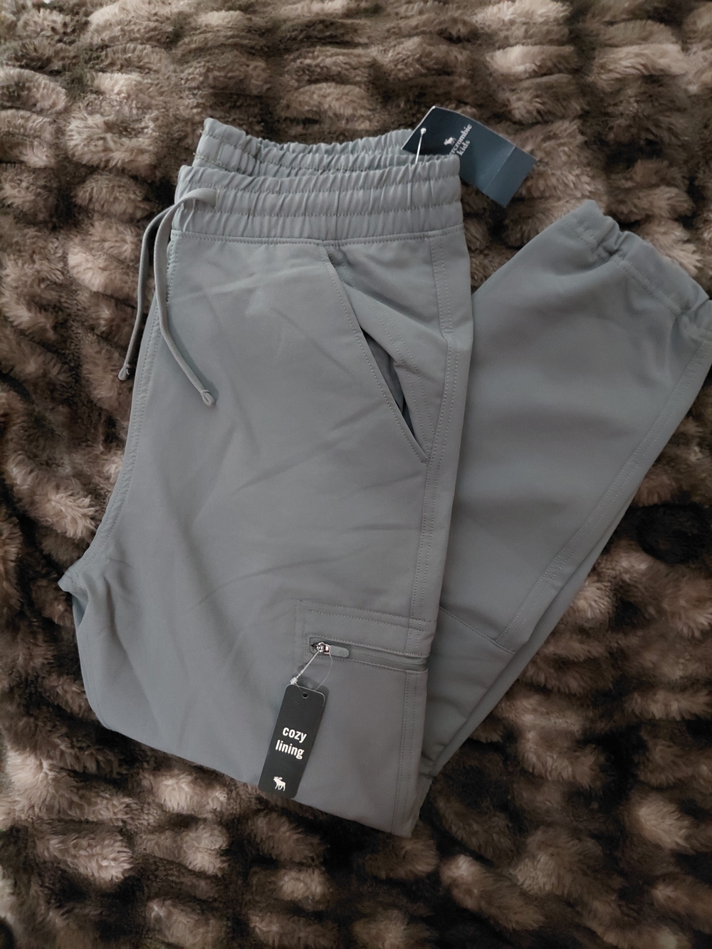 Abercrombie Kids Gray Jogger Pants